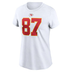 Kansas City Chiefs Nike Travis Kelce Women's Player Name & Number T-Shirt
