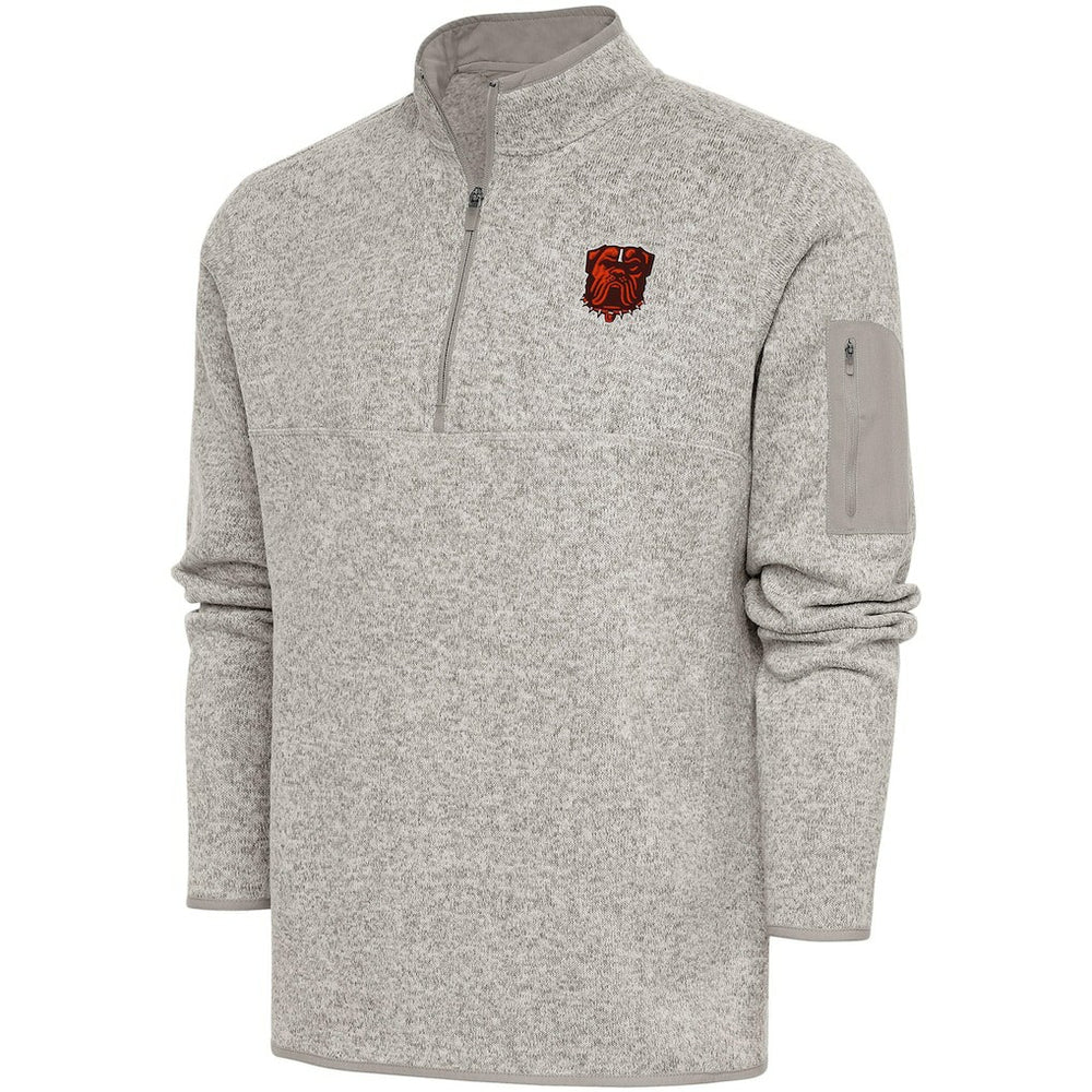 Cleveland Browns Antigua Fortune Quarter-Zip Pullover Jacket