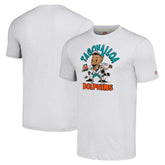 Miami Dolphins Tua Tagovailoa Homage Unisex Caricature Player Tri-Blend T-Shirt