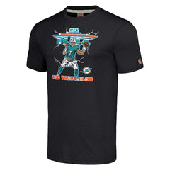 Miami Dolphins Tua Tagovailoa Homage Unisex NFL Blitz Player Tri-Blend T-Shirt
