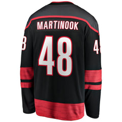Jordan Martinook Carolina Hurricanes Fanatics Home Breakaway Jersey Sale
