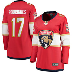 Evan Rodrigues Florida Panthers Fanatics Women's Home Breakaway Player Jersey Online
