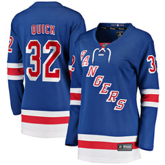 Jonathan Quick New York Rangers Fanatics Women's Home Breakaway Player Jersey Outlet