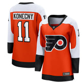 Travis Konecny Philadelphia Flyers Fanatics Women's Home Breakaway Player Jersey On Sale