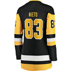 Matt Nieto Pittsburgh Penguins Fanatics Women's Home Breakaway Player Jersey Sale