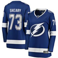 Conor Sheary Tampa Bay Lightning Fanatics Women's Home Breakaway Player Jersey On Sale