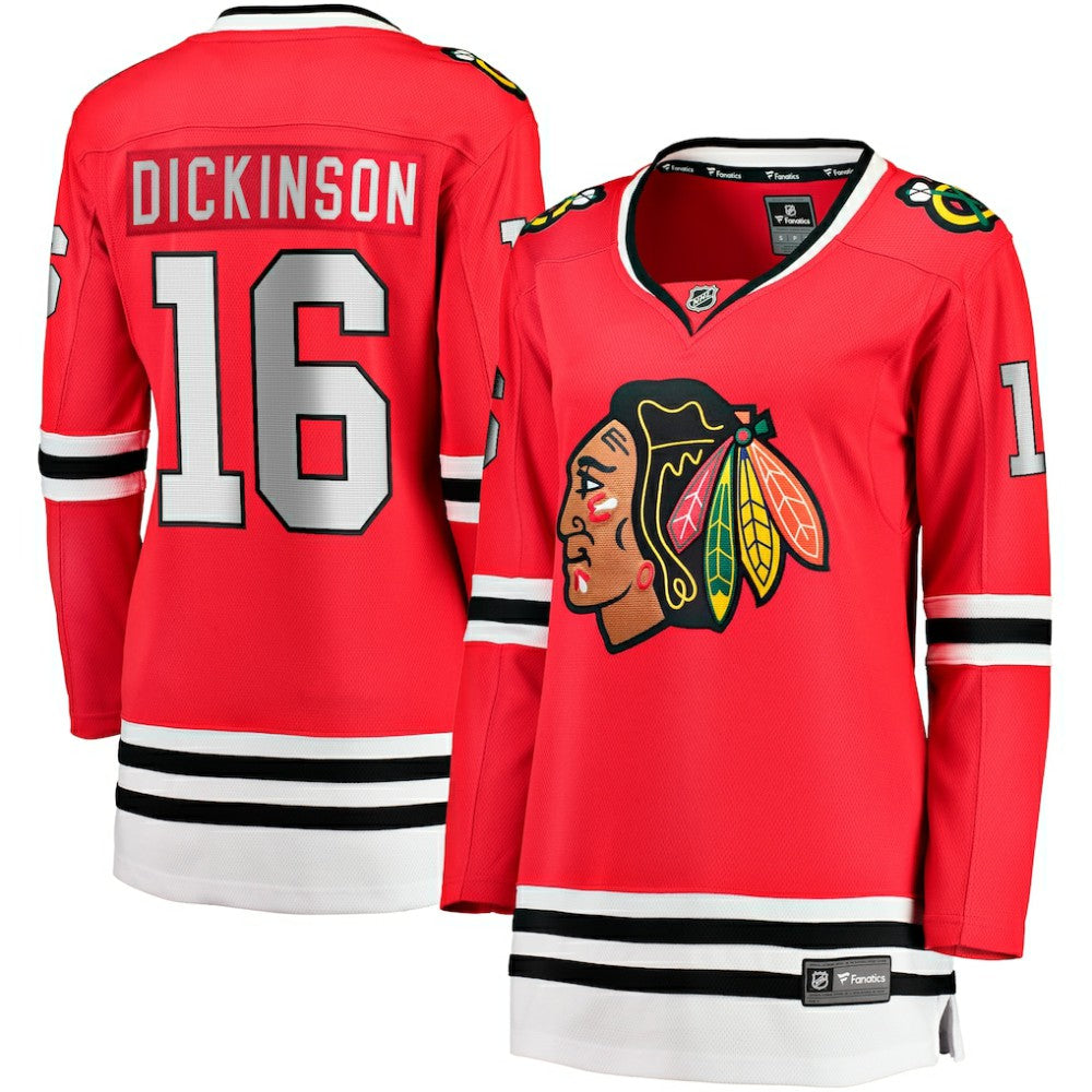 Jason Dickinson Chicago Blackhawks Fanatics Women's Home Breakaway Player Jersey On Sale