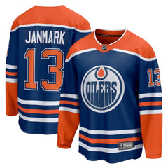 Mattias Janmark Edmonton Oilers Fanatics Home Breakaway Jersey For Sale