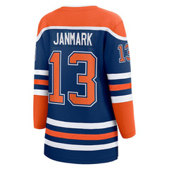 Mattias Janmark Edmonton Oilers Fanatics Women's Home Breakaway Player Jersey Online