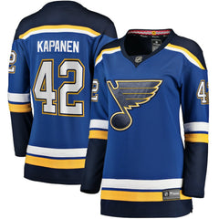 Kasperi Kapanen St. Louis Blues Fanatics Women's Home Breakaway Player Jersey Online