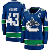 Quinn Hughes Vancouver Canucks Fanatics Women's Home Breakaway Player Jersey On Sale