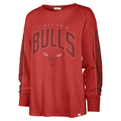 Chicago Bulls '47 Women's Tomcat Long Sleeve T-Shirt sale For Sale