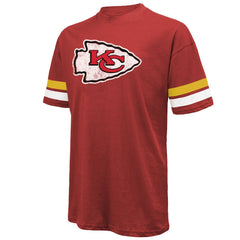 Kansas City Chiefs Travis Kelce Majestic Threads Name & Number Oversized Fit T-Shirt