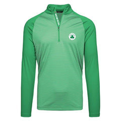 Boston Celtics Levelwear Charter Insignia Core Quarter-Zip Pullover Top On Sale