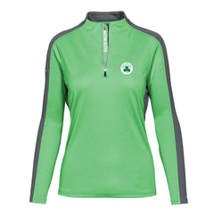 Boston Celtics Levelwear Women's Remi Insignia Core Quarter-Zip Pullover Top Discount