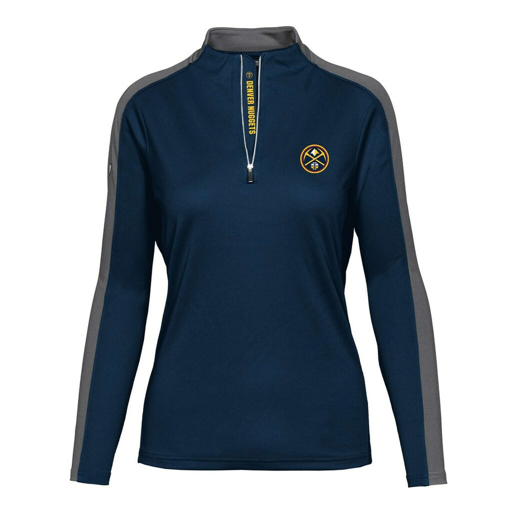 Denver Nuggets Levelwear Women's Remi Insignia Core Quarter-Zip Pullover Top sale For Sale