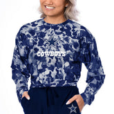 Dallas Cowboys Certo Women's Cropped Long Sleeve T-Shirt