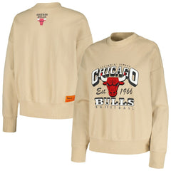 Chicago Bulls Qore Women's Oversized Cozy Mock Neck Pullover Sweatshirt Outlet