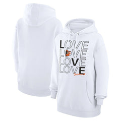 Baltimore Orioles G-III 4Her by Carl Banks Women's Love Graphic Fleece Hoodie | MLB Online