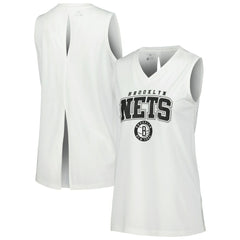 Brooklyn Nets Levelwear Women's Paisley Peekaboo Tank Top Discount