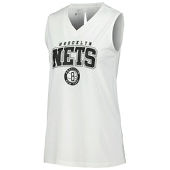 Brooklyn Nets Levelwear Women's Paisley Peekaboo Tank Top Discount