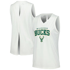 Milwaukee Bucks Levelwear Women's Paisley Peekaboo Tank Top Online