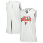 Chicago Bulls Levelwear Women's Paisley Peekaboo Tank Top sale Discount