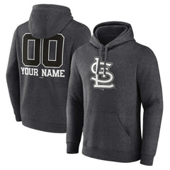 St. Louis Cardinals Personalized Monochrome Name & Number Pullover Hoodie | MLB Outlet