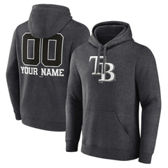 Tampa Bay Rays Personalized Monochrome Name & Number Pullover Hoodie | MLB US