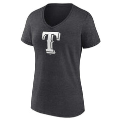 Texas Rangers Women's Personalized Monochrome Name & Number V-Neck T-Shirt | MLB Shop