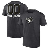 Toronto Blue Jays Personalized Monochrome Name & Number T-Shirt | MLB Online