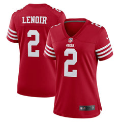 Deommodore Lenoir San Francisco 49ers Women's Game Jersey - Scarlet