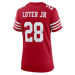 San Francisco 49ers Nike Darrell Luter Jr. Women's Game Jersey
