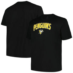 Pittsburgh Penguins Profile Big & Tall Arch Over Logo T-Shirt Outlet