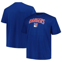 New York Rangers Profile Big & Tall Arch Over Logo T-Shirt Discount