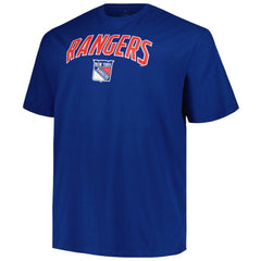New York Rangers Profile Big & Tall Arch Over Logo T-Shirt Discount