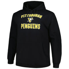 Pittsburgh Penguins Profile Big & Tall Arch Over Logo Pullover Hoodie Sale