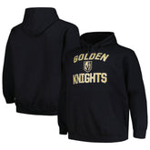 Vegas Golden Knights Profile Big & Tall Arch Over Logo Pullover Hoodie For Sale