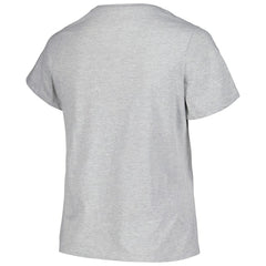 Colorado Avalanche Profile Women's Plus Size Arch Over Logo T-Shirt On Sale