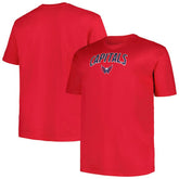 Washington Capitals Profile Big & Tall Arch Over Logo T-Shirt Sale