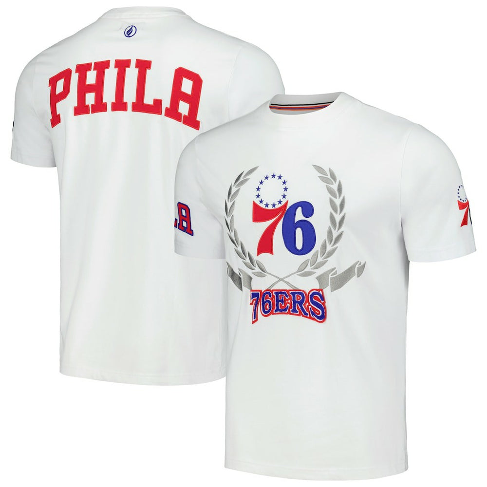 Philadelphia 76ers FISLL Unisex Heritage Crest T-Shirt Online