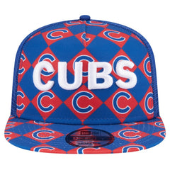 Chicago Cubs New Era Seeing Diamonds A-Frame Trucker 9FIFTY Snapback Hat | MLB On Sale