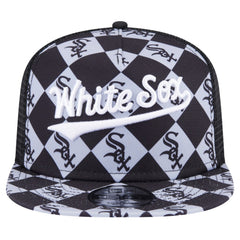 Chicago White Sox New Era Seeing Diamonds A-Frame Trucker 9FIFTY Snapback Hat | MLB Sale