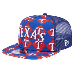 Texas Rangers New Era Seeing Diamonds A-Frame Trucker 9FIFTY Snapback Hat | MLB US