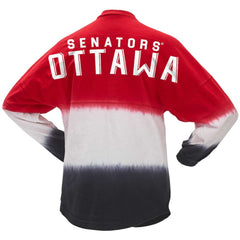 Ottawa Senators Fanatics Women's Ombre Long Sleeve T-Shirt On Sale