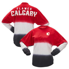 Calgary Flames Fanatics Women's Ombre Long Sleeve T-Shirt Online