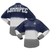 Winnipeg Jets Fanatics Women's Ombre Long Sleeve T-Shirt On Sale