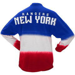 New York Rangers Fanatics Women's Ombre Long Sleeve T-Shirt For Sale