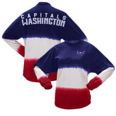 Washington Capitals Fanatics Women's Ombre Long Sleeve T-Shirt For Sale