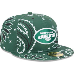 New York Jets New Era Paisley 59FIFTY Fitted Hat